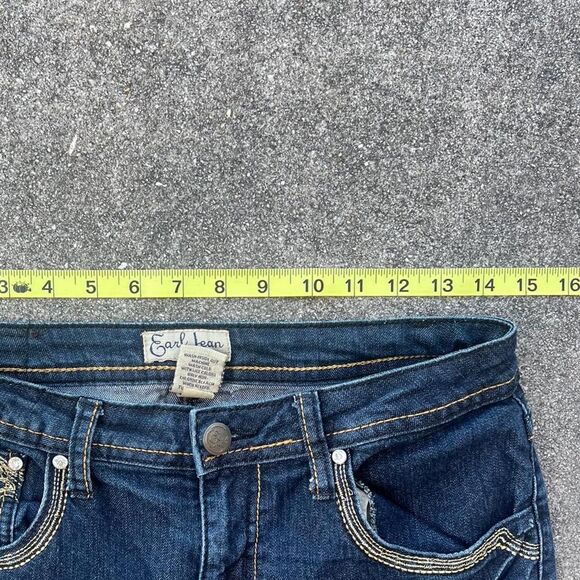 Vintage Y2K women’s Earl Jean embroidered pocket jeans size 4P - Picture 6 of 7